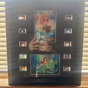 Little mermaid framed movie cell